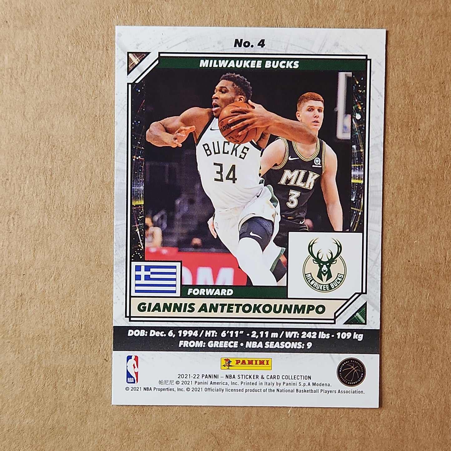 Giannis Antetokounmpo sticker /149