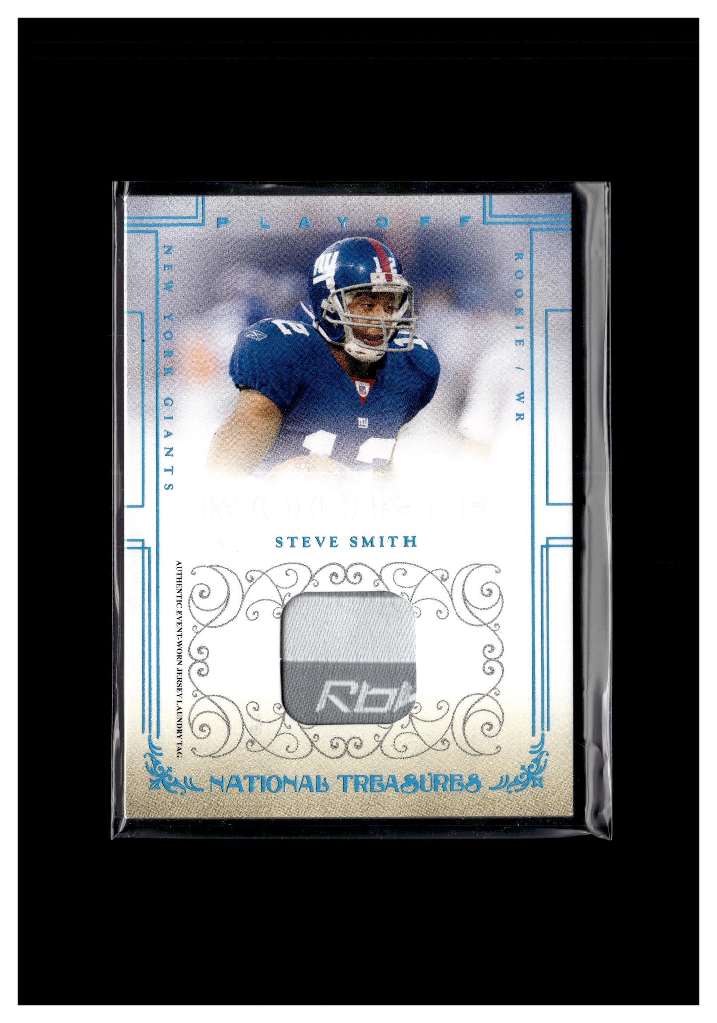 2007 Playoff National Treasures #129 Steve Smith Rookie Brand Logos #/10