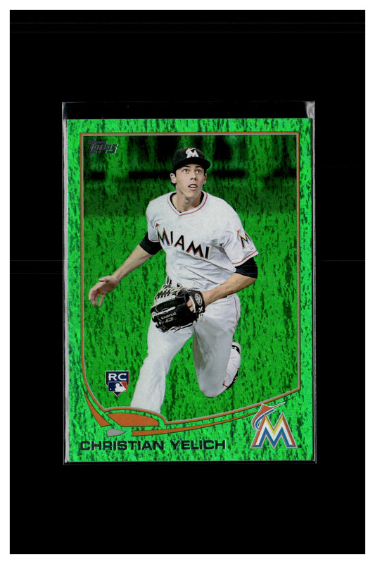 2013 Topps Update #US290 Christian Yelich Emerald