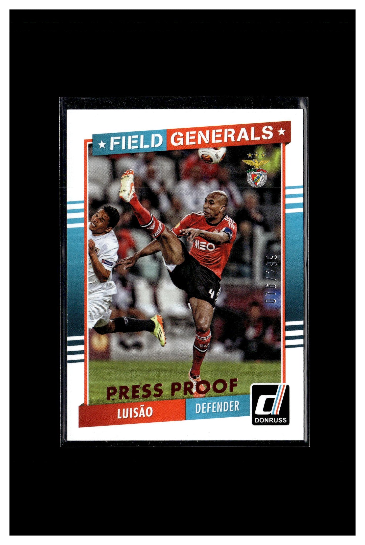 2015 Donruss #8 Luisao Field Generals Bronze Press Proof #/299