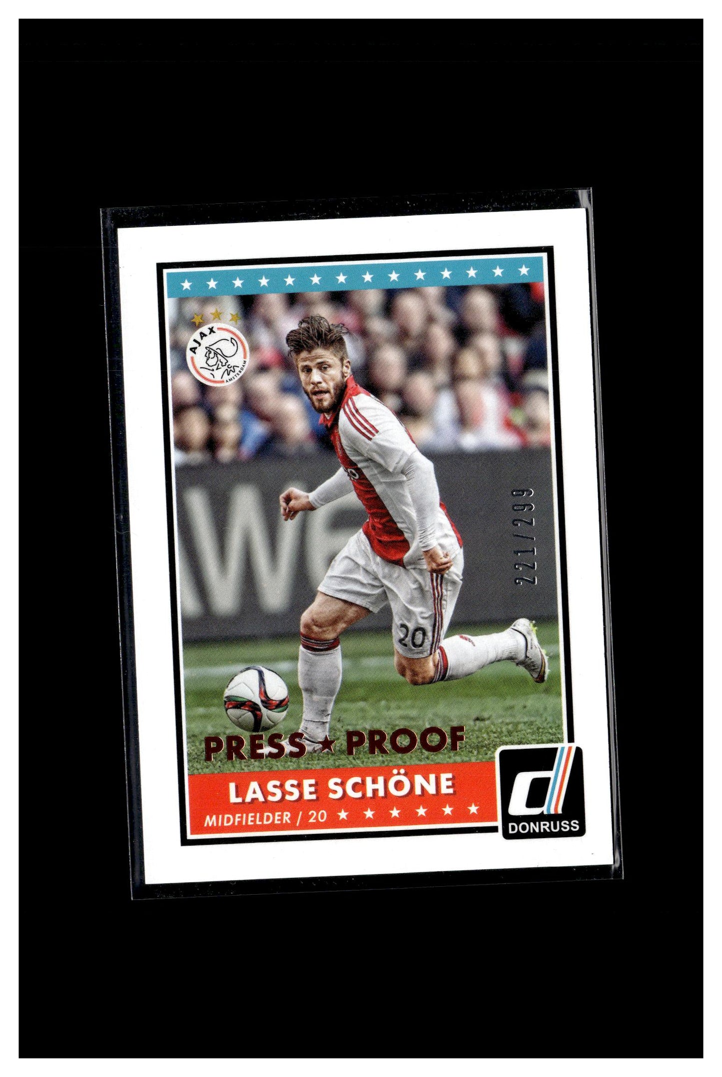 2015 Donruss #15 Lasse Schone Bronze Press Proof #/299