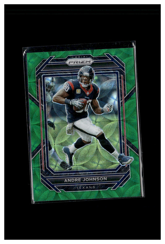 2022 Panini Prizm #120 Andre Johnson Green Scope #/75