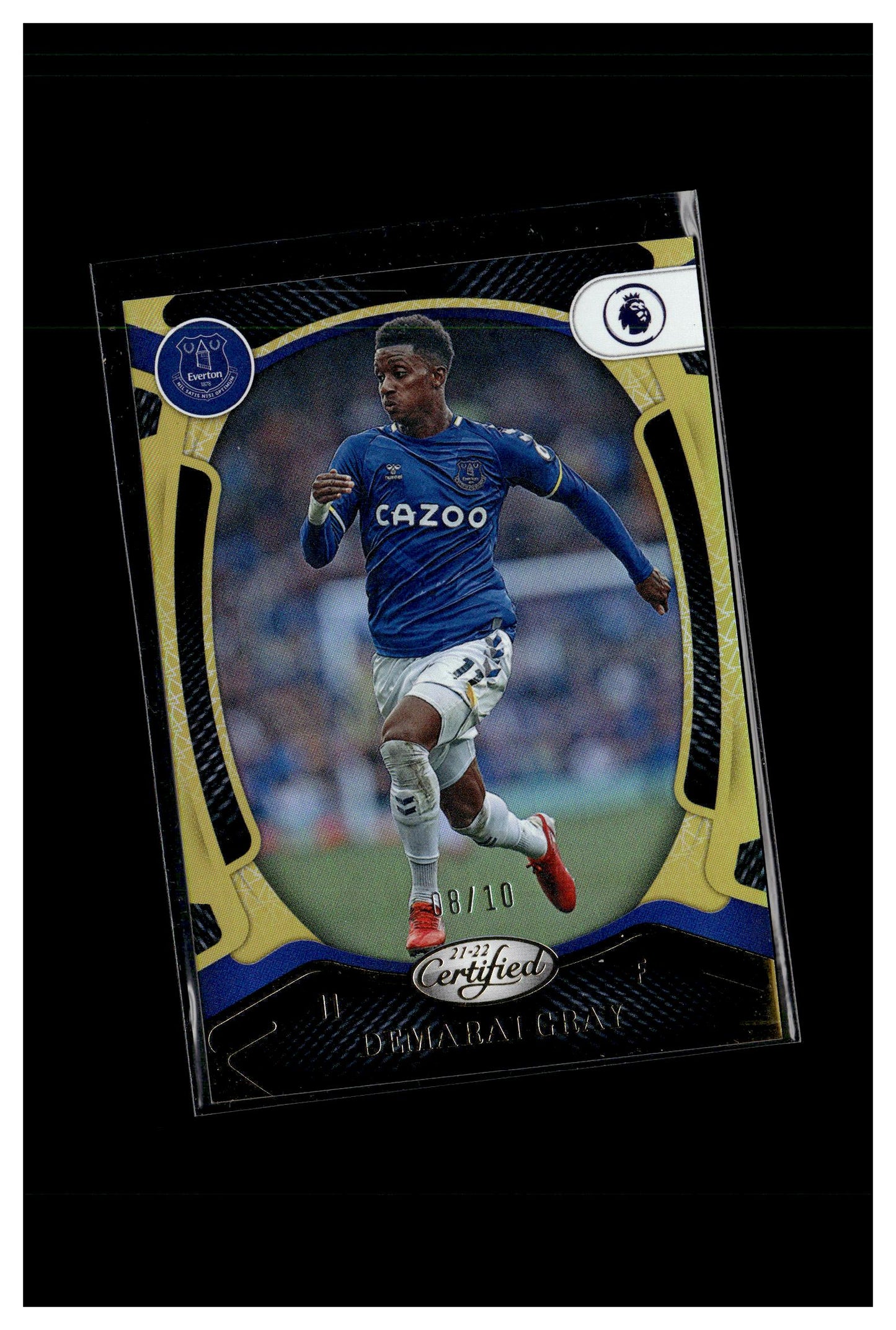 2021 #147 Demarai Gray Certified Premier League Mirror Gold #/10