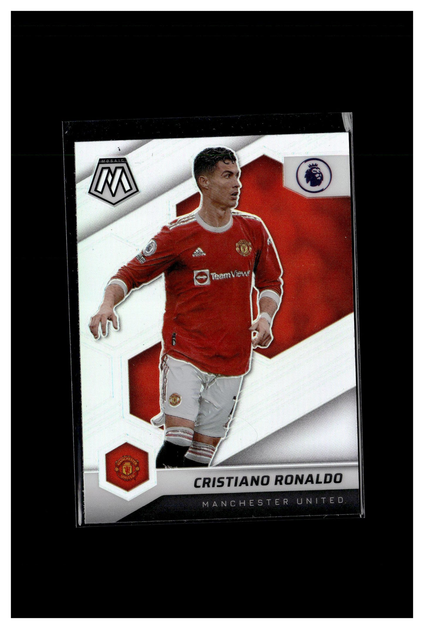 2021-22 Panini Mosaic Premier League #142 Cristiano Ronaldo Silver