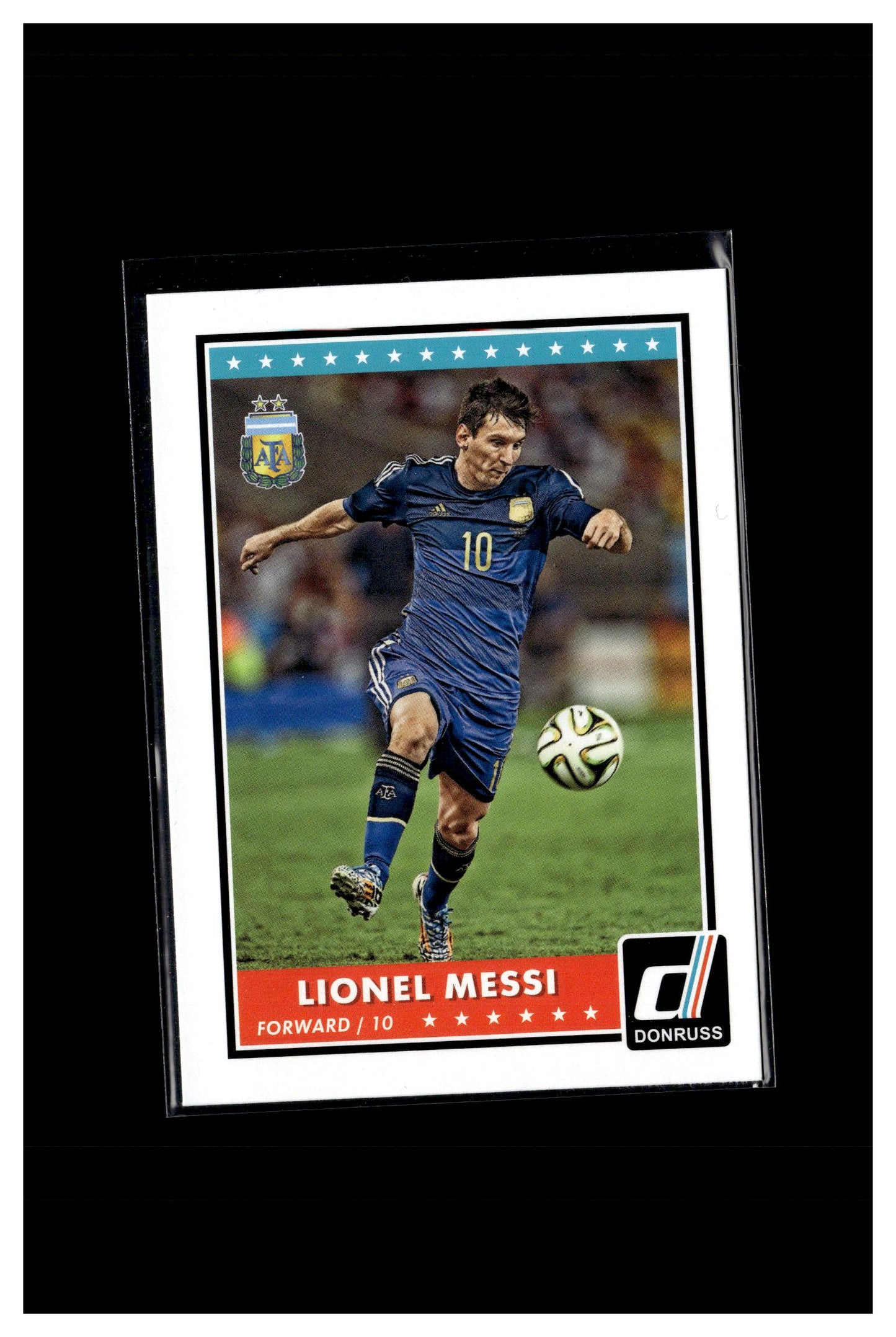 2015 Donruss #68b Lionel Messi Pictured in the national team uniform