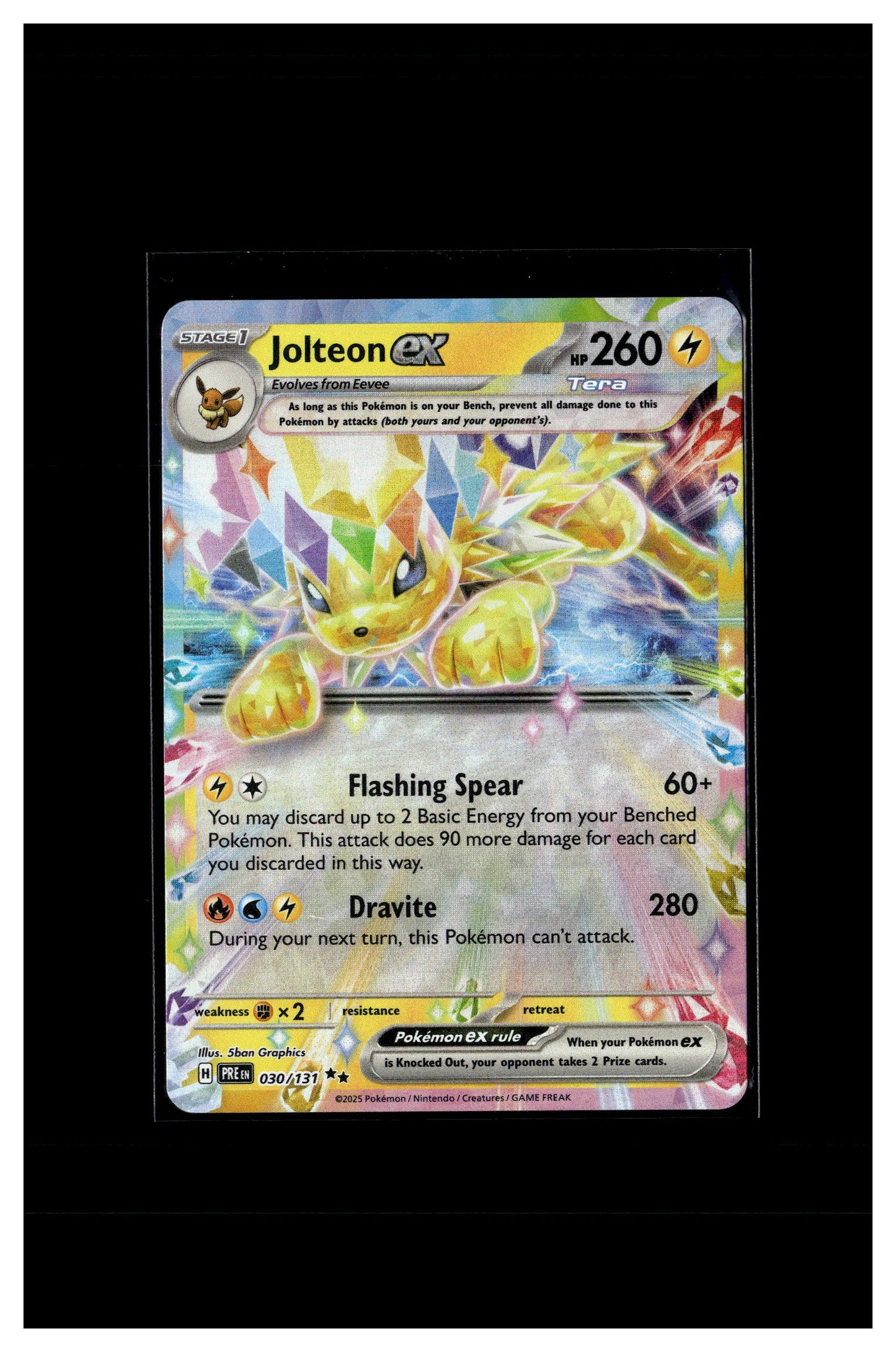 SV: Prismatic Evolutions #030/131 Jolteon ex