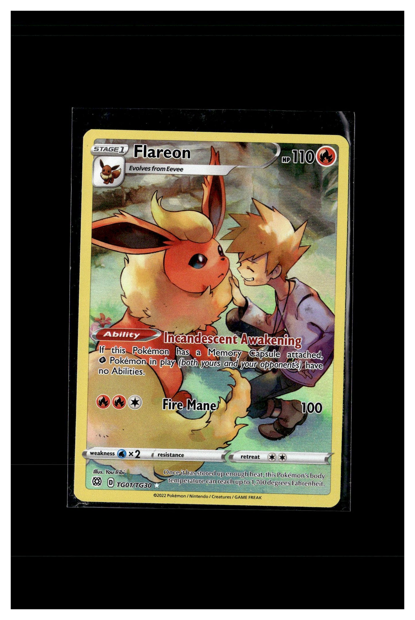 SWSH09: Brilliant Stars Trainer Gallery #TG01/TG30 Flareon