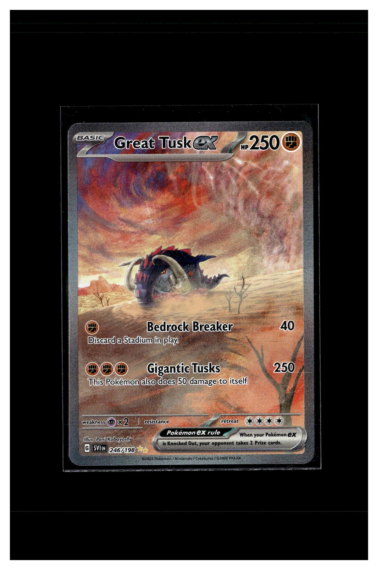 SV01: Scarlet & Violet Base Set #246/198 Great Tusk ex