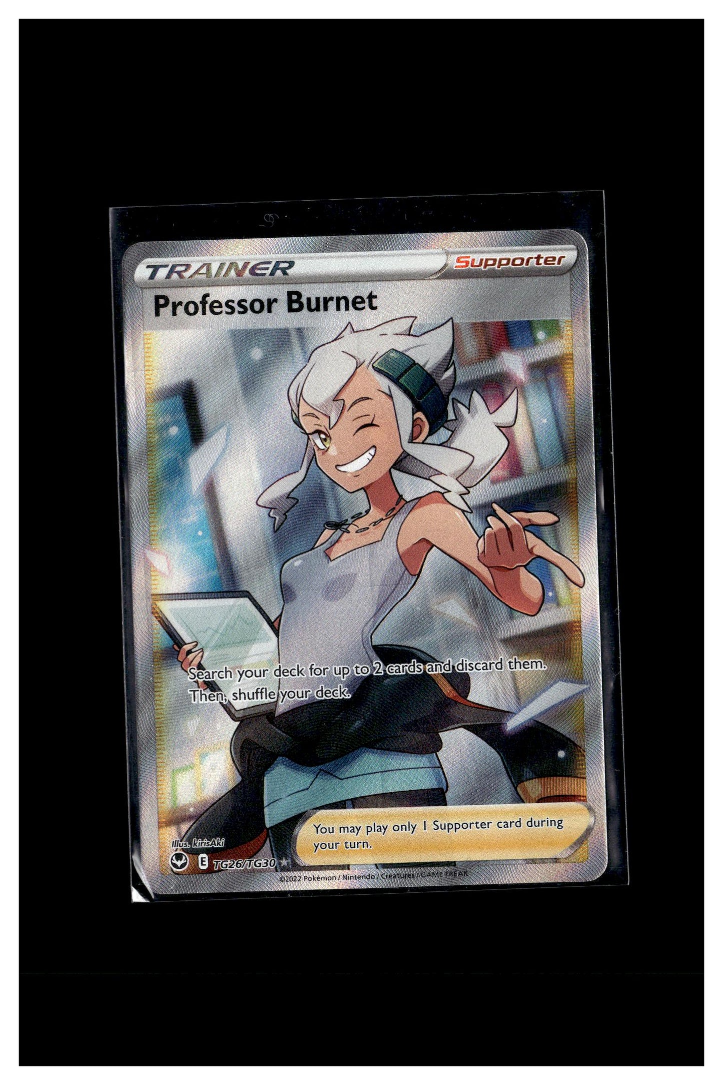 SWSH12: Silver Tempest Trainer Gallery #TG26/TG30 Professor Burnet