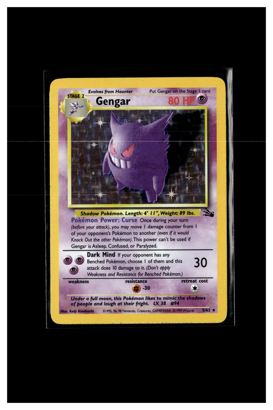 Fossil #05/62 Gengar Holo