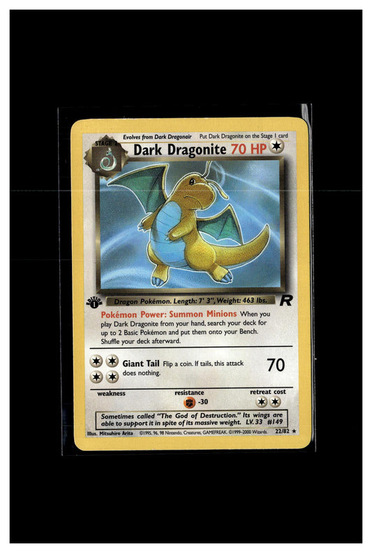 Team Rocket #22/82 Dark Dragonite 1st edition