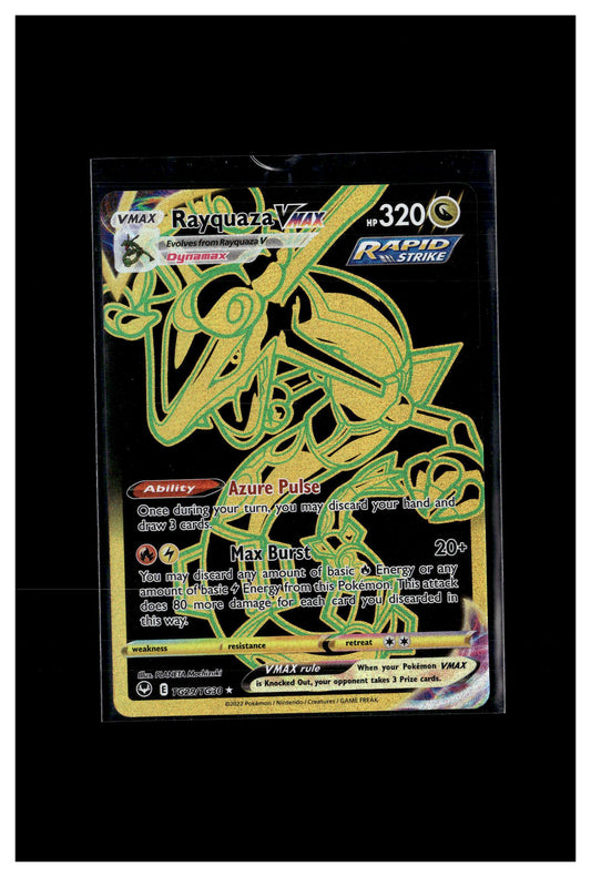 SWSH12: Silver Tempest Trainer Gallery #TG29/TG30 Rayquaza VMAX (Secret)