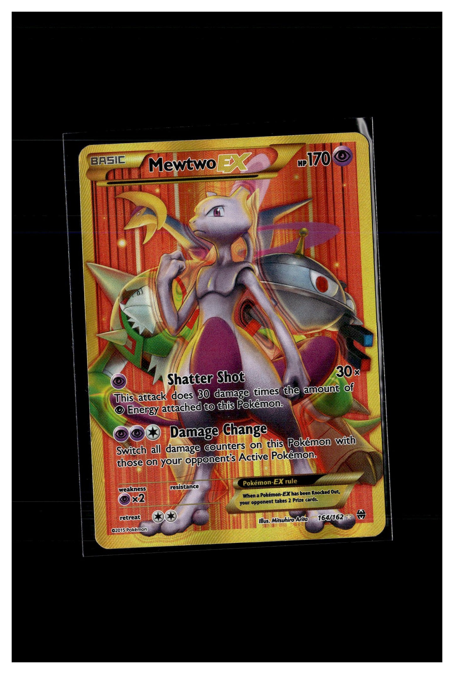 XY - BREAKthrough #164/162 Mewtwo EX (164 Secret Full Art)