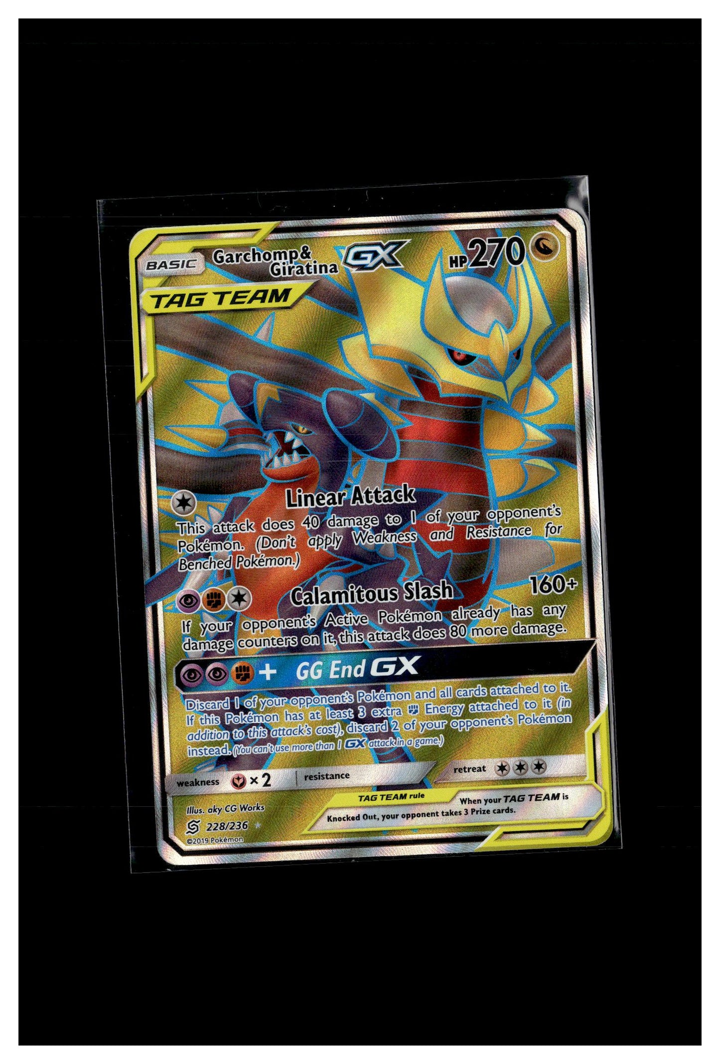 SM - Unified Minds #228/236 Garchomp & Giratina GX (Full Art)