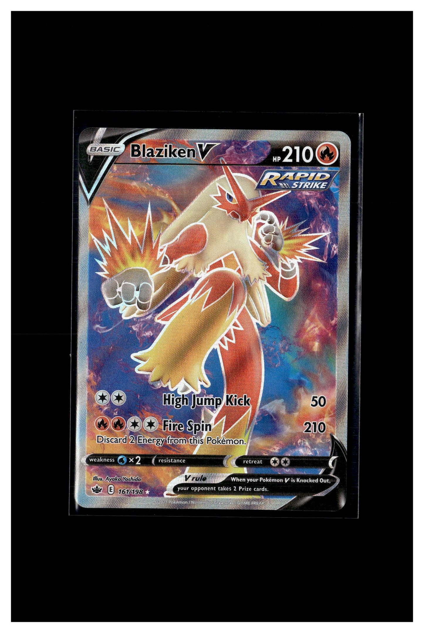 SWSH06: Chilling Reign #161/198 Blaziken V (Full Art)