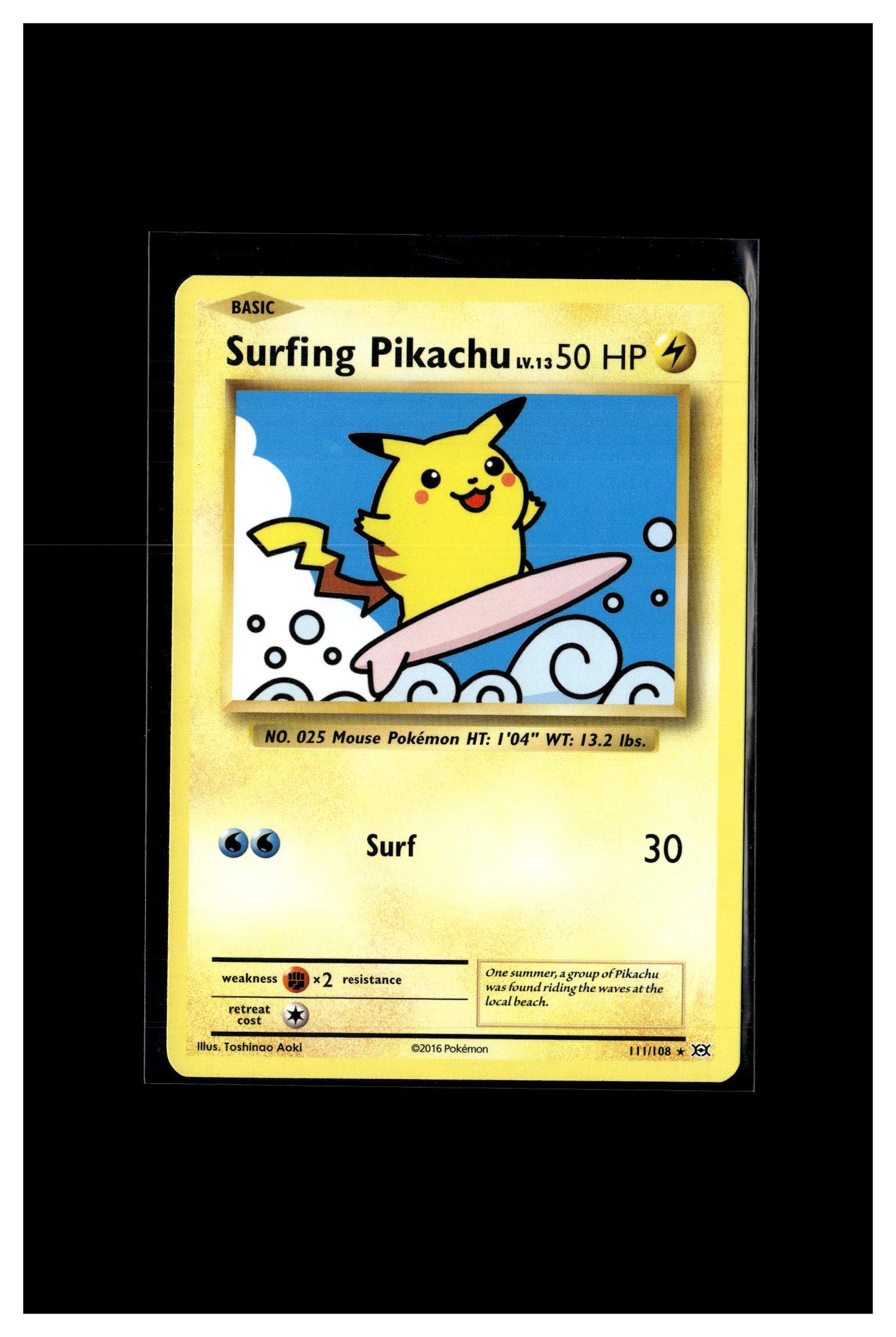 XY - Evolutions #111/108 Surfing Pikachu