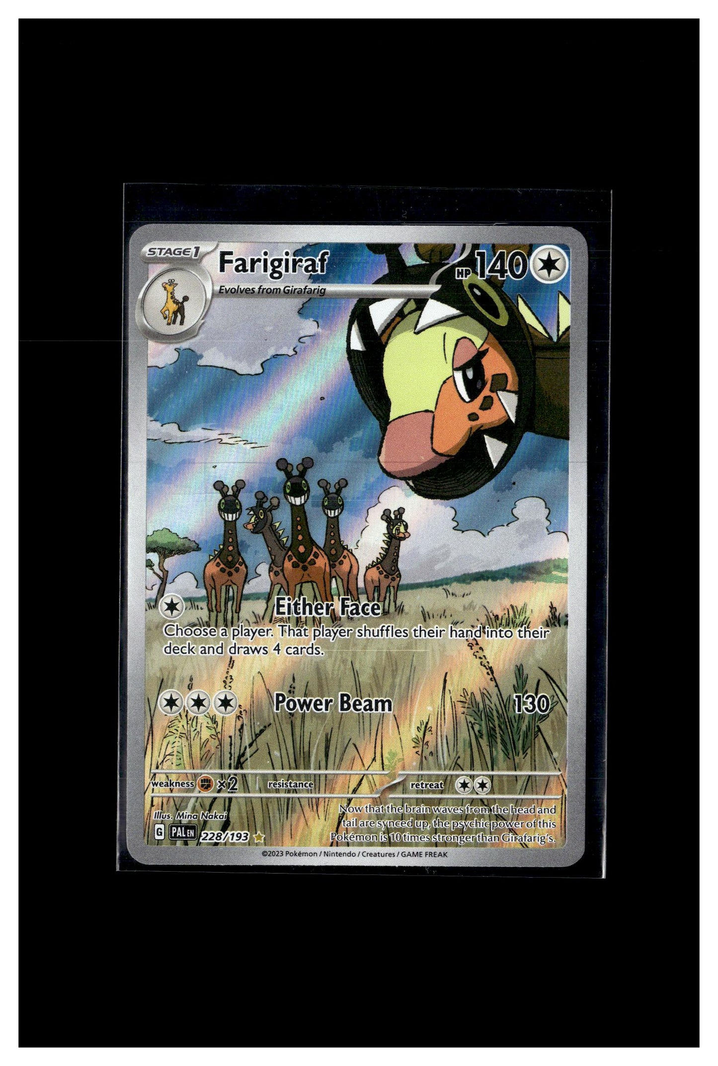 SV02: Paldea Evolved #228/193 Farigiraf