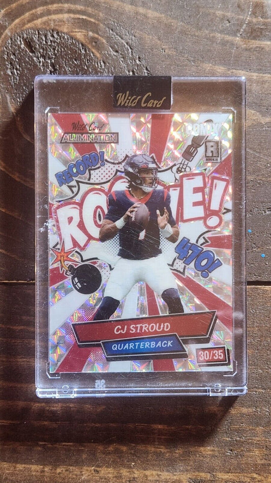 2023 CJ Stroud Wild Card Alumination Comix ROOKIE! /35 RC AC-CS ENCASED