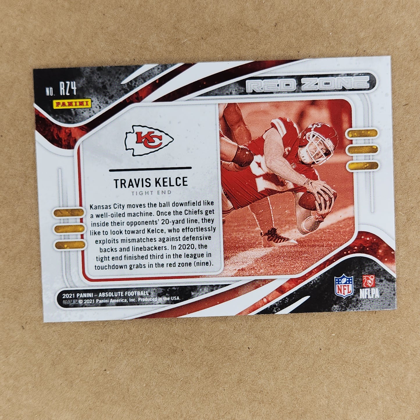 Travis Kelce /25 (400 Points)