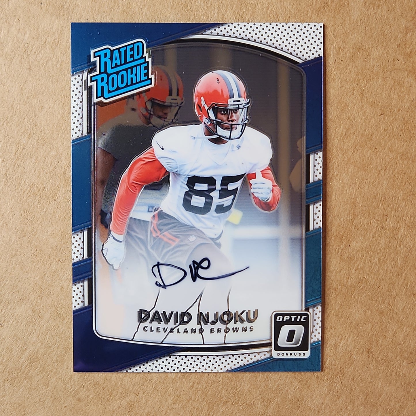 David Njoku Auto Rated Rookie 41/150