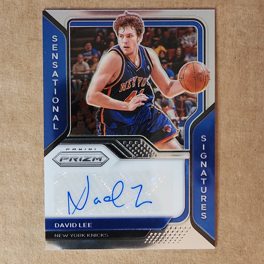 2020-21 Prizm David Lee Sensational Signatures Autograph Auto #SS-DLE