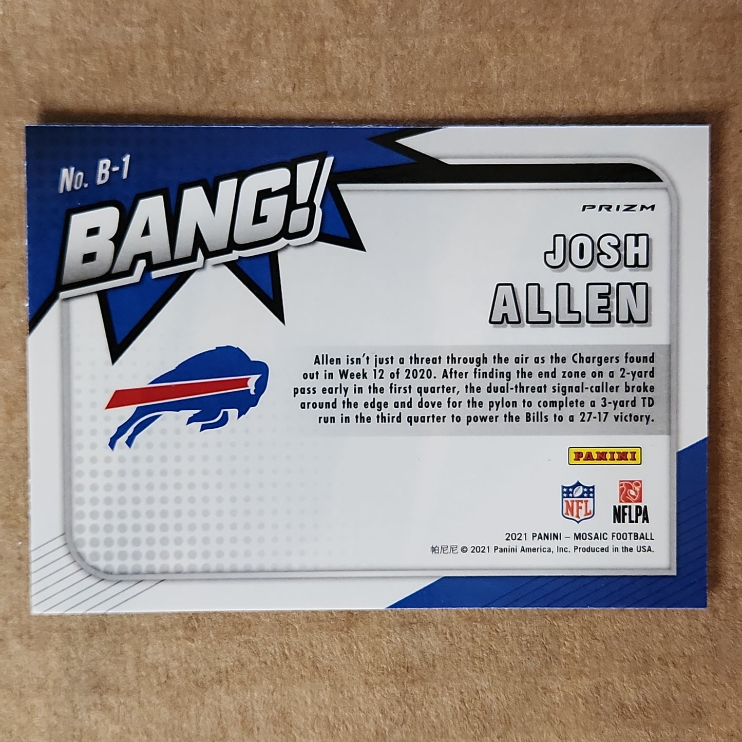 Josh Allen Bang Green