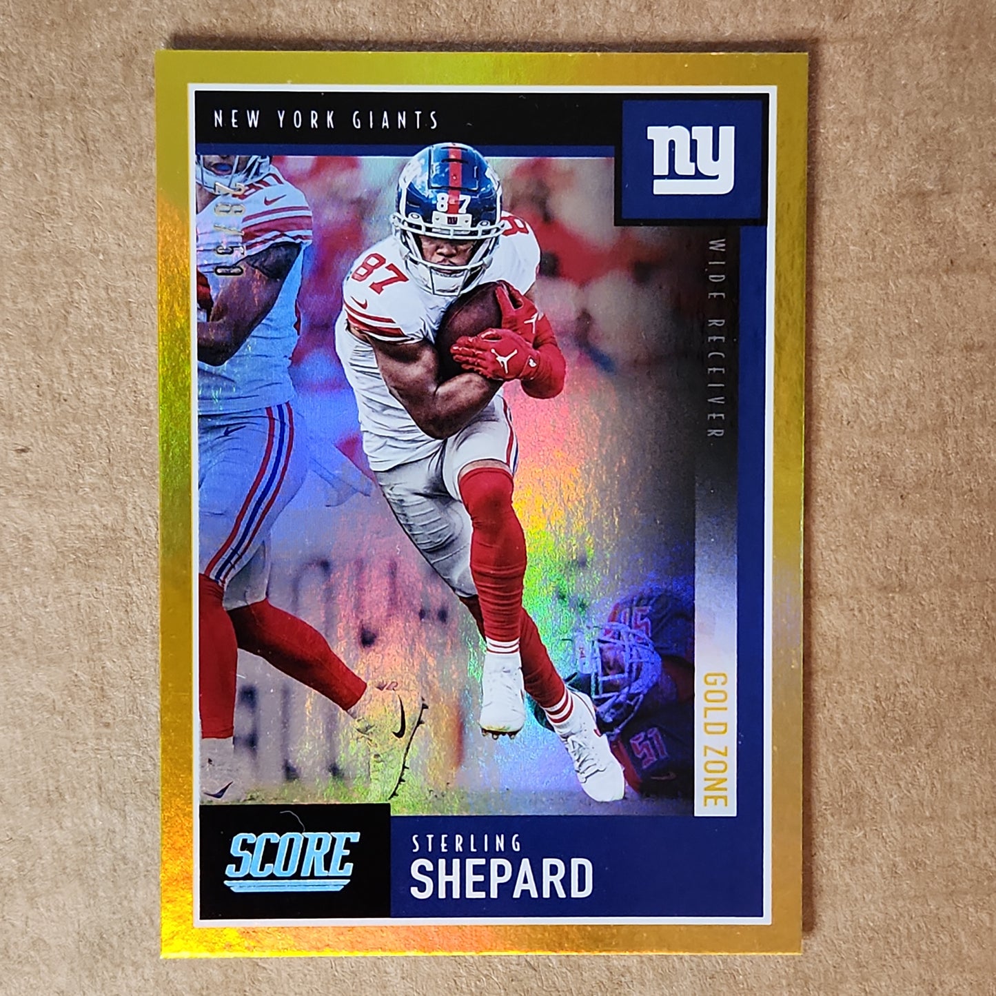 Sterling Shepard Score 28/50