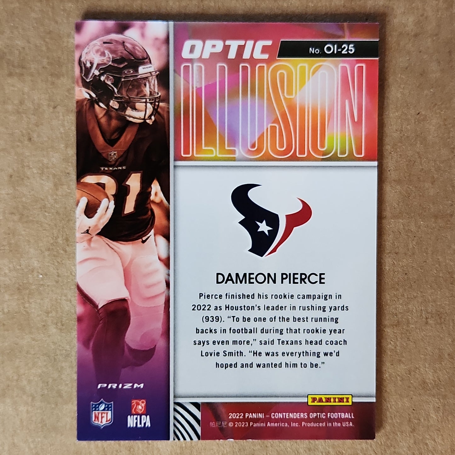 Dameon Pierce Optic Illusion Silver RC