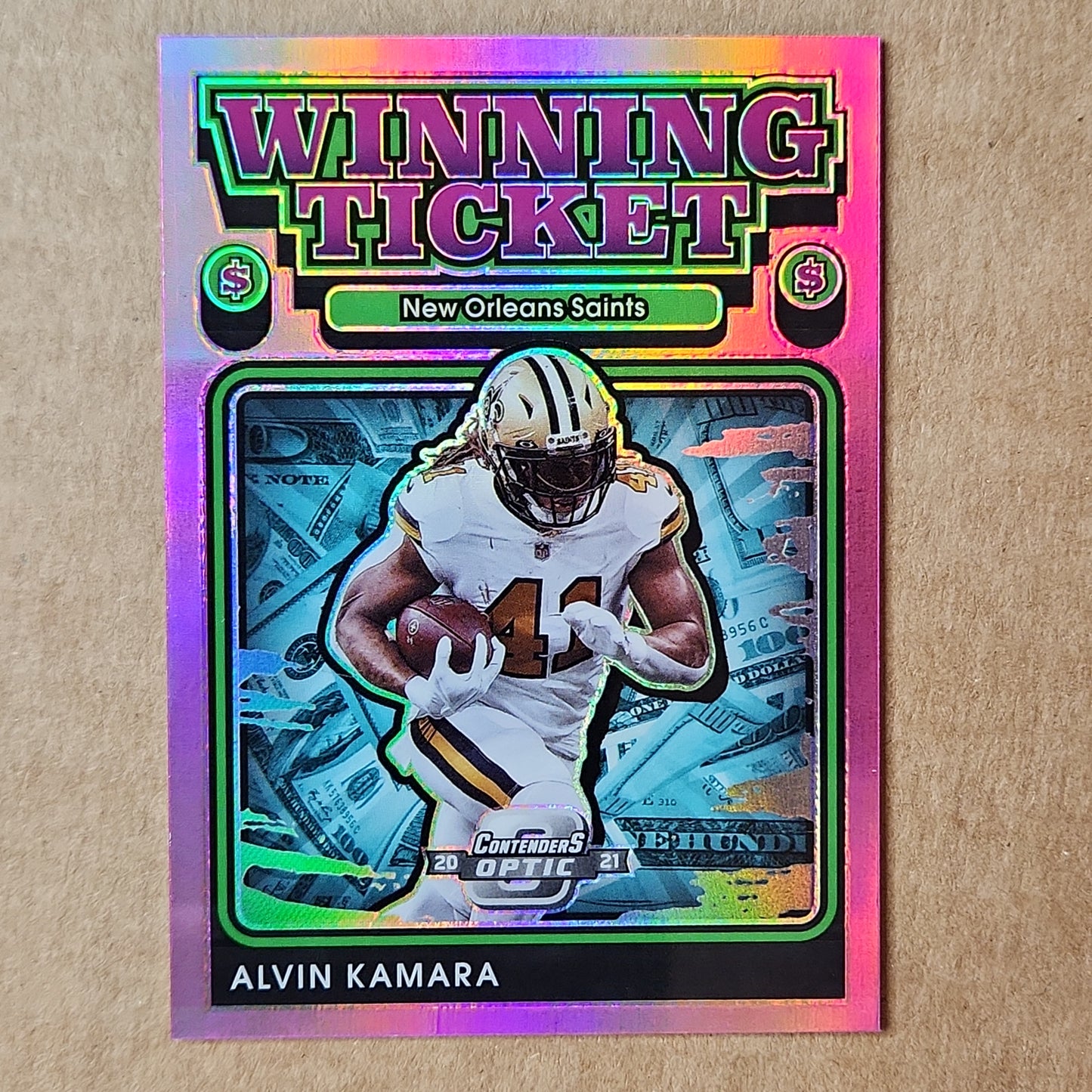 Alvin Kamara Winning Ticket 26/75