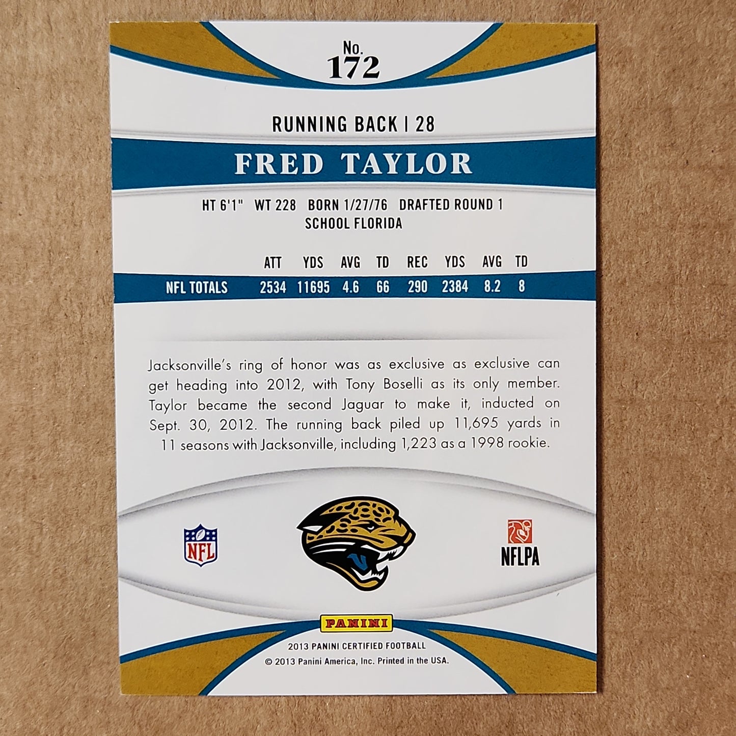 Fred Taylor Immortals 446/999