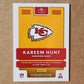 2017 Donruss Optic Rookie Phenom Patch Kareem Hunt RC WHC114