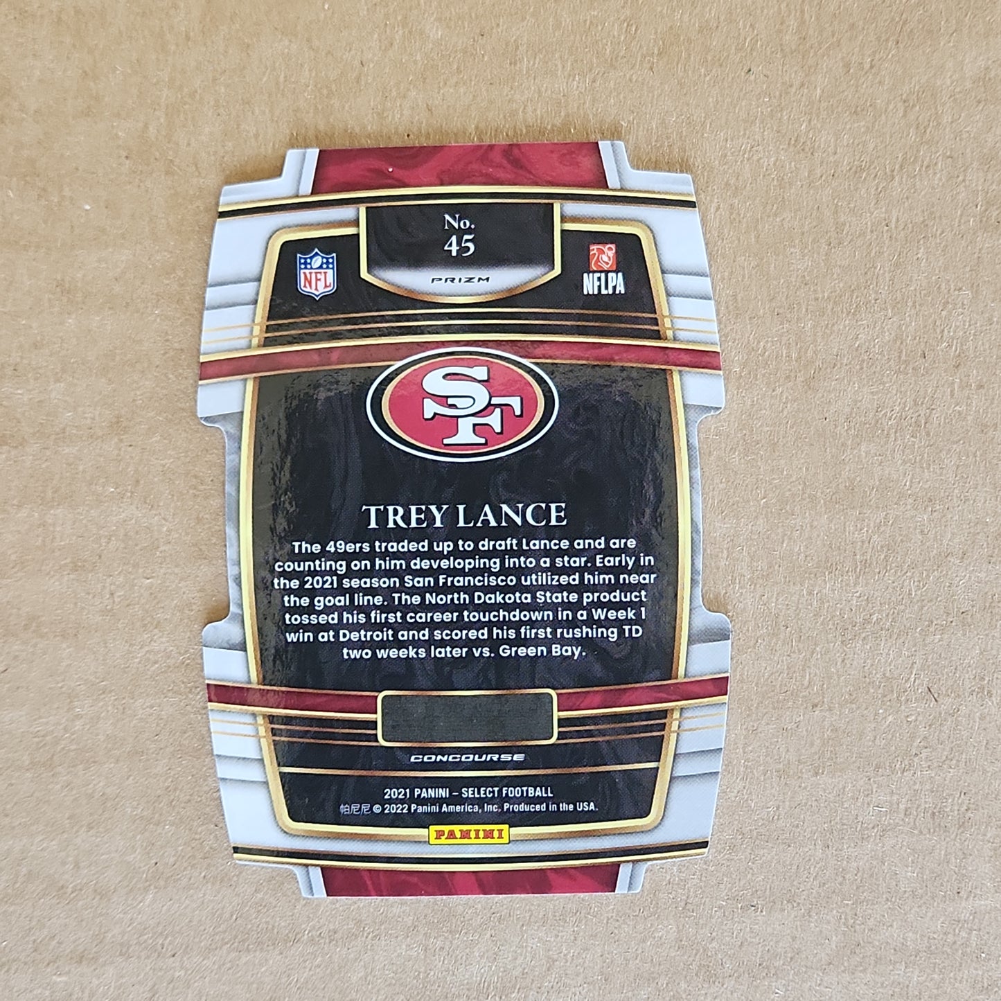 Trey Lance Yellow/Green Diecut RC