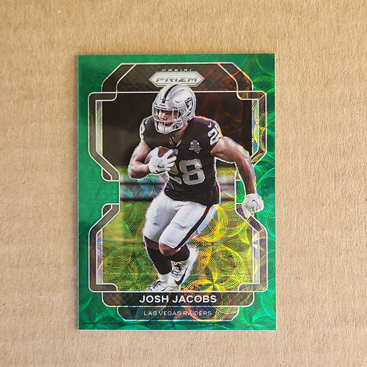 Josh Jacobs Prizm /75 (200 points)