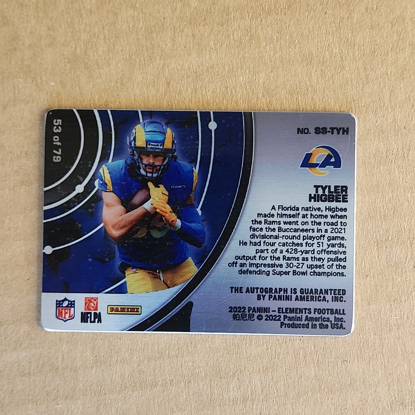 Tyler Higbee Auto /79 (400 Points)