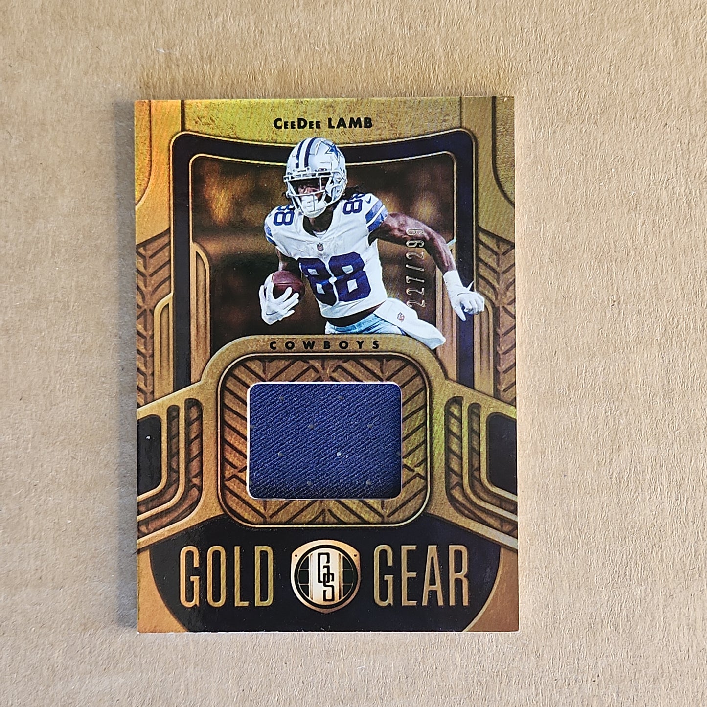 CeeDee Lamb 2022 Panini Gold Standard Gear Patch /299