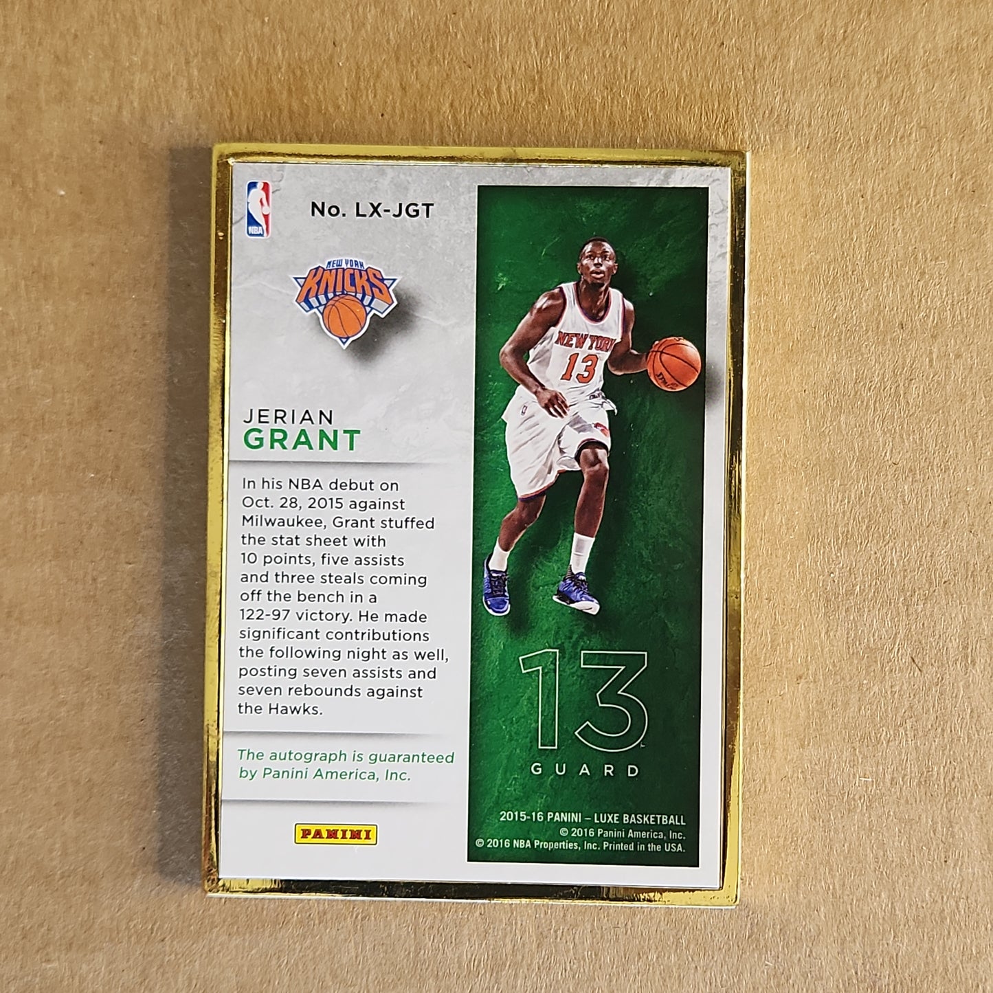 Jerian Grant Luxe Auto 03/10