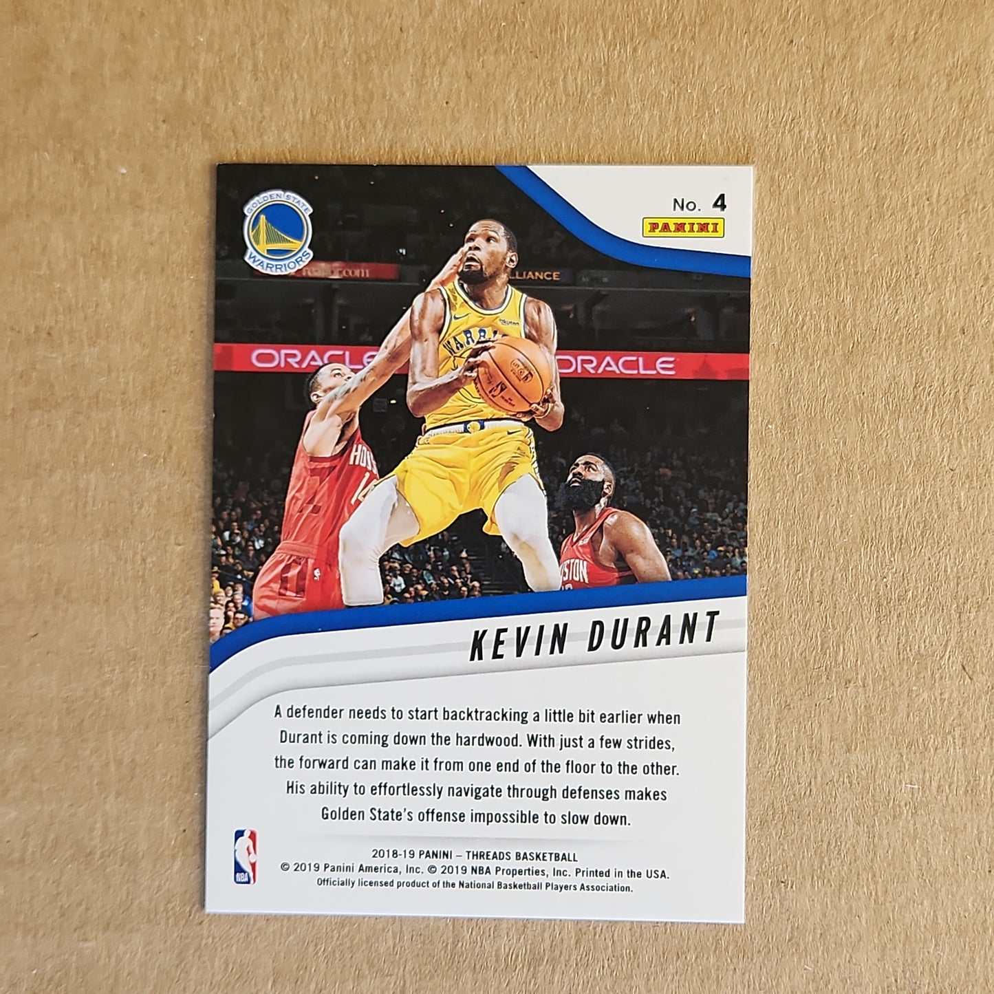 Kevin Durant Threads 04/85