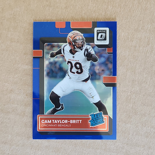 Cam Taylor Britt Optic Rated Rookie Blue /179