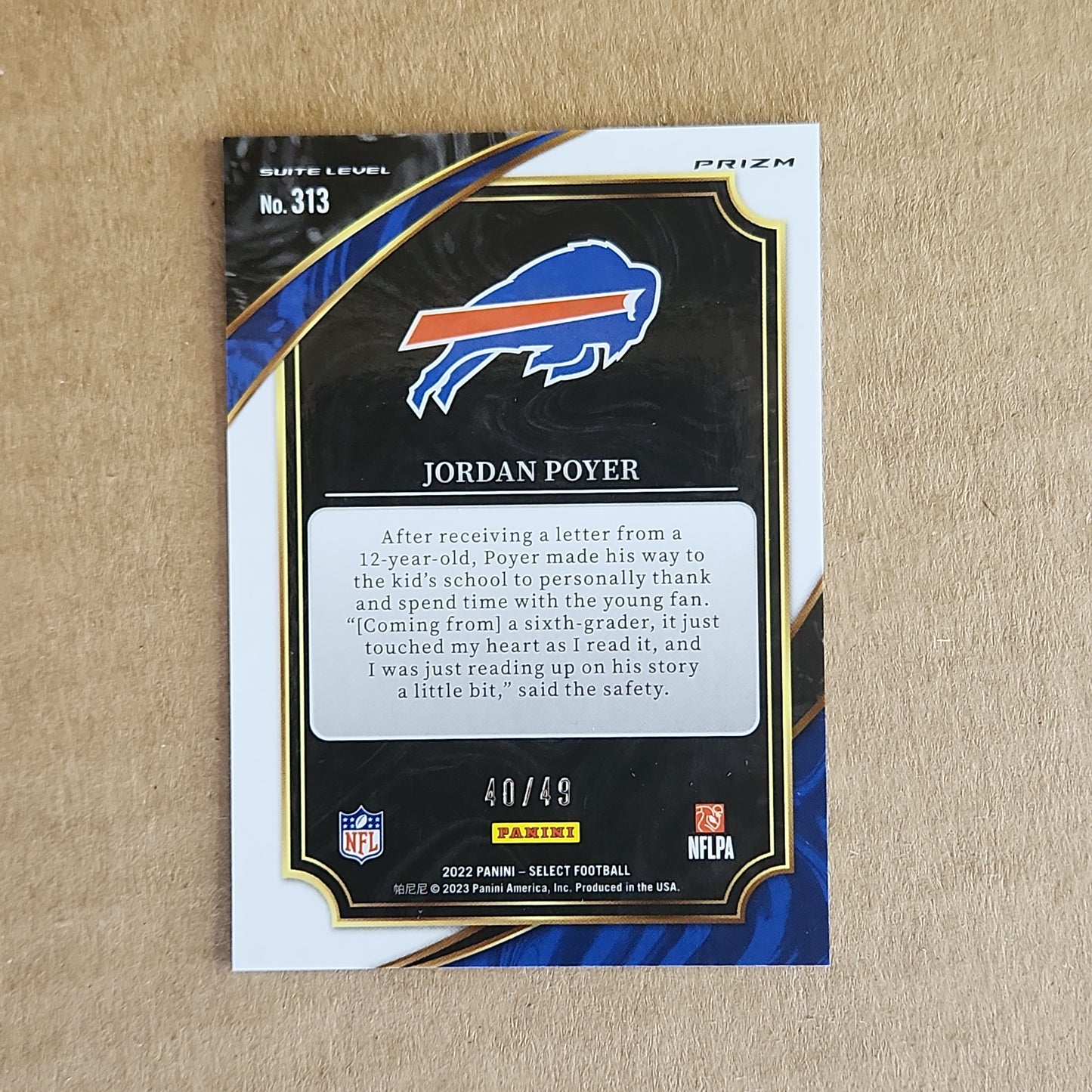 Jordan Poyer Suite Level 40/49 NM