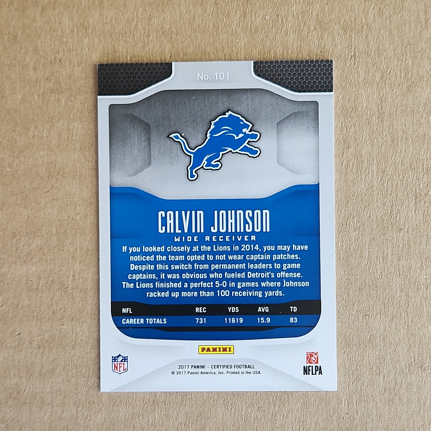 Calvin Johnson Immortals /99