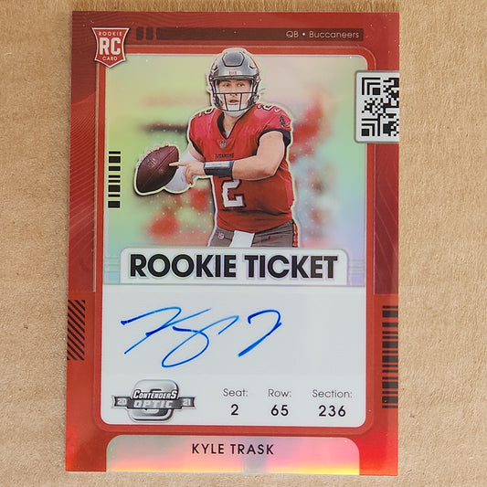 Kyle Trask Rookie Ticket Auto Silver #'d 03/99