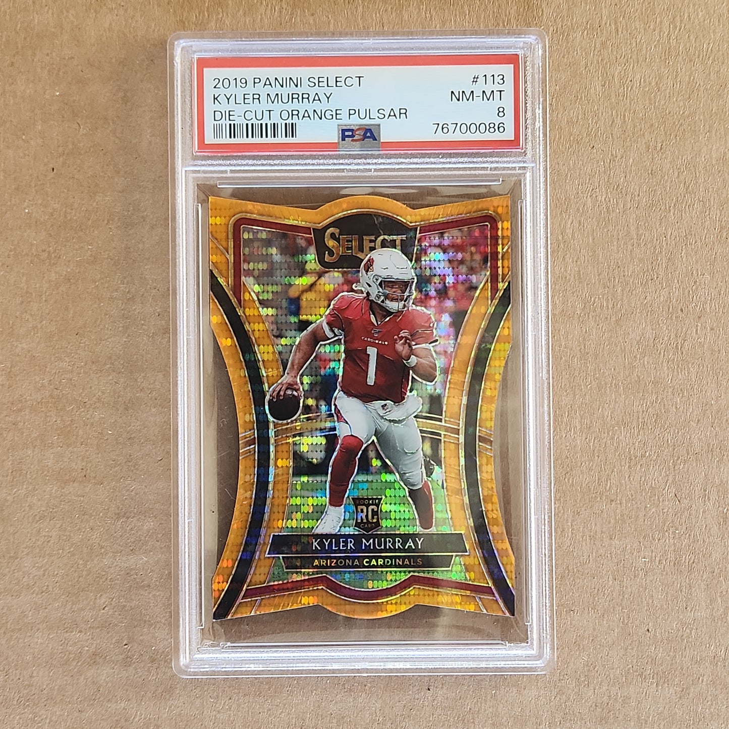 Kyler Murray Select Orange Pulsar FOTL RC /11