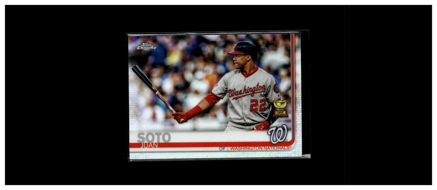 2019 Topps #213 Juan Soto REFRACTOR