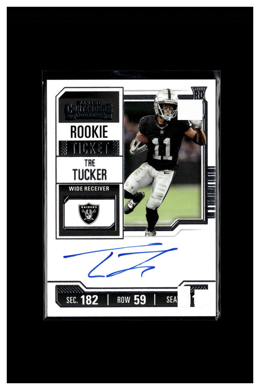 2023 Panini Contenders #136 Tre Tucker