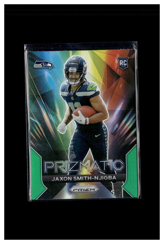 2023 Panini Prizm #1 Jaxon Smith-Njigba Prizmatic Prizms Green