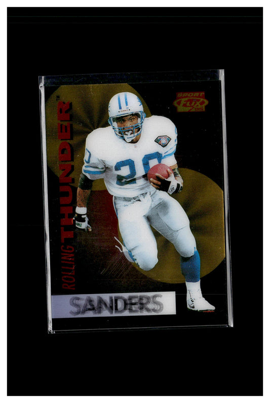 1995 Sportflix #2 Barry Sanders Rolling Thunder