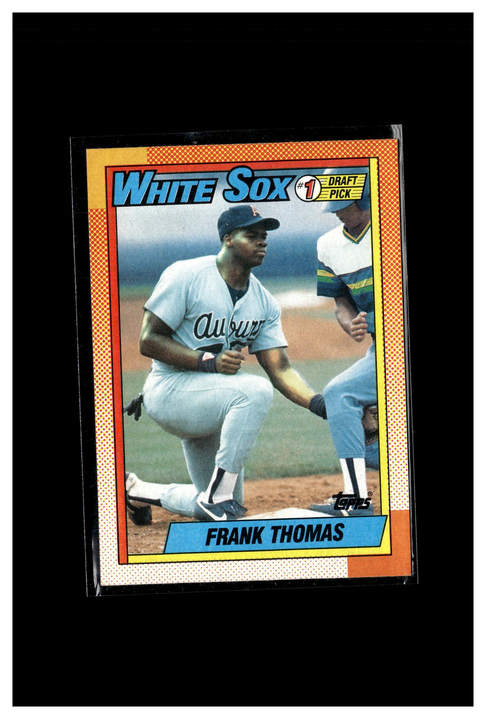 1990 Topps #414a Frank Thomas Rookie