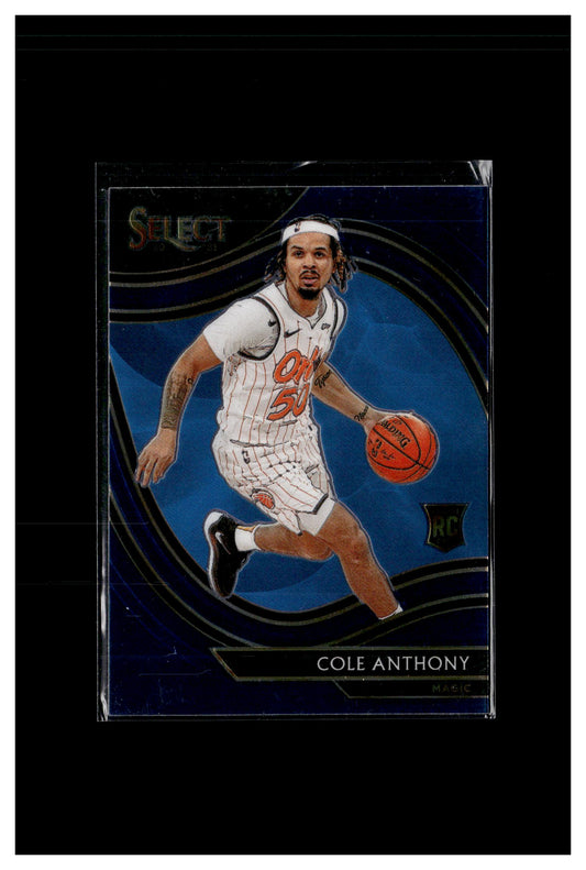 2020-21 Panini Select #286 Cole Anthony Blue RC