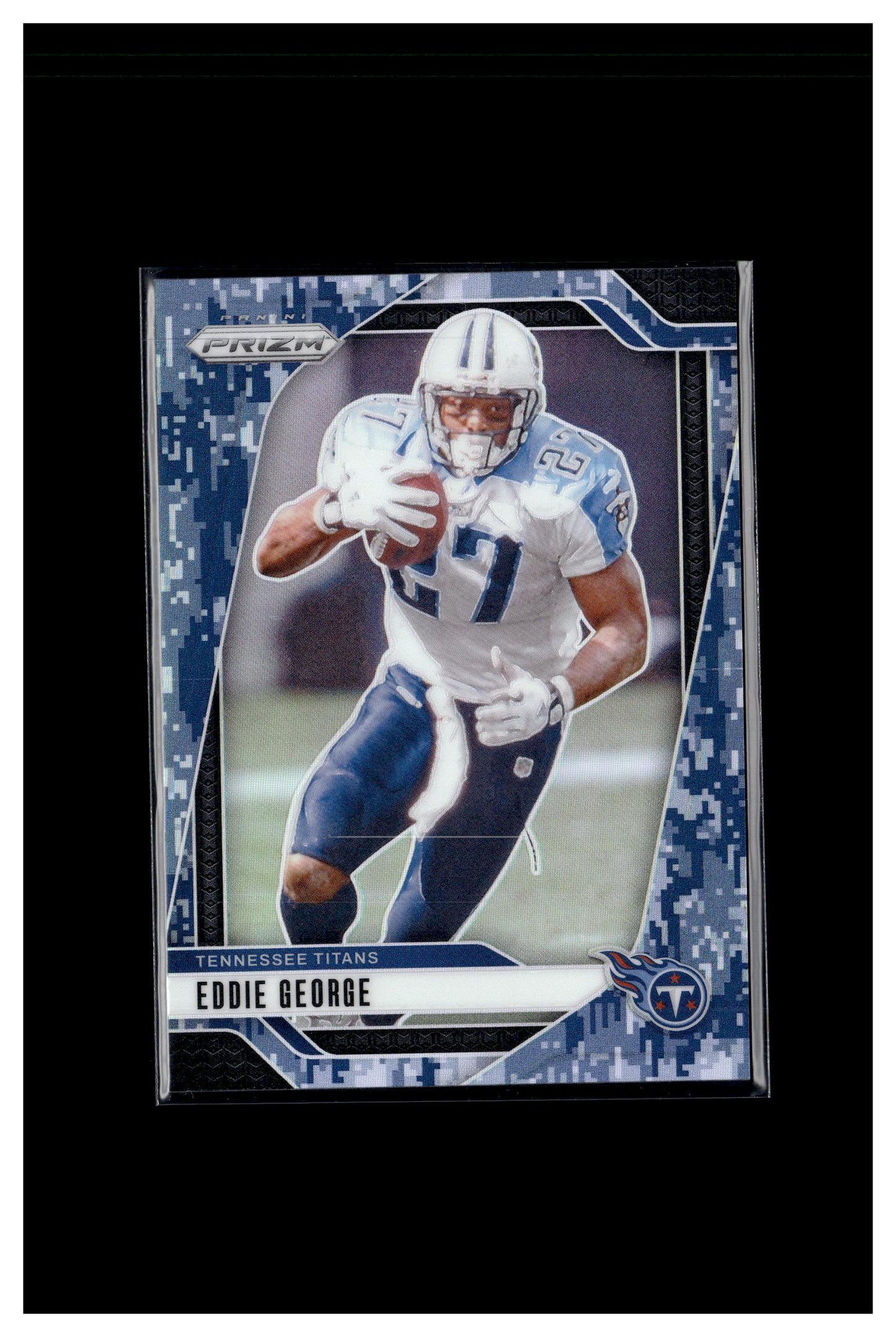 2024 Panini Prizm #285 Eddie George Navy Camo #/25