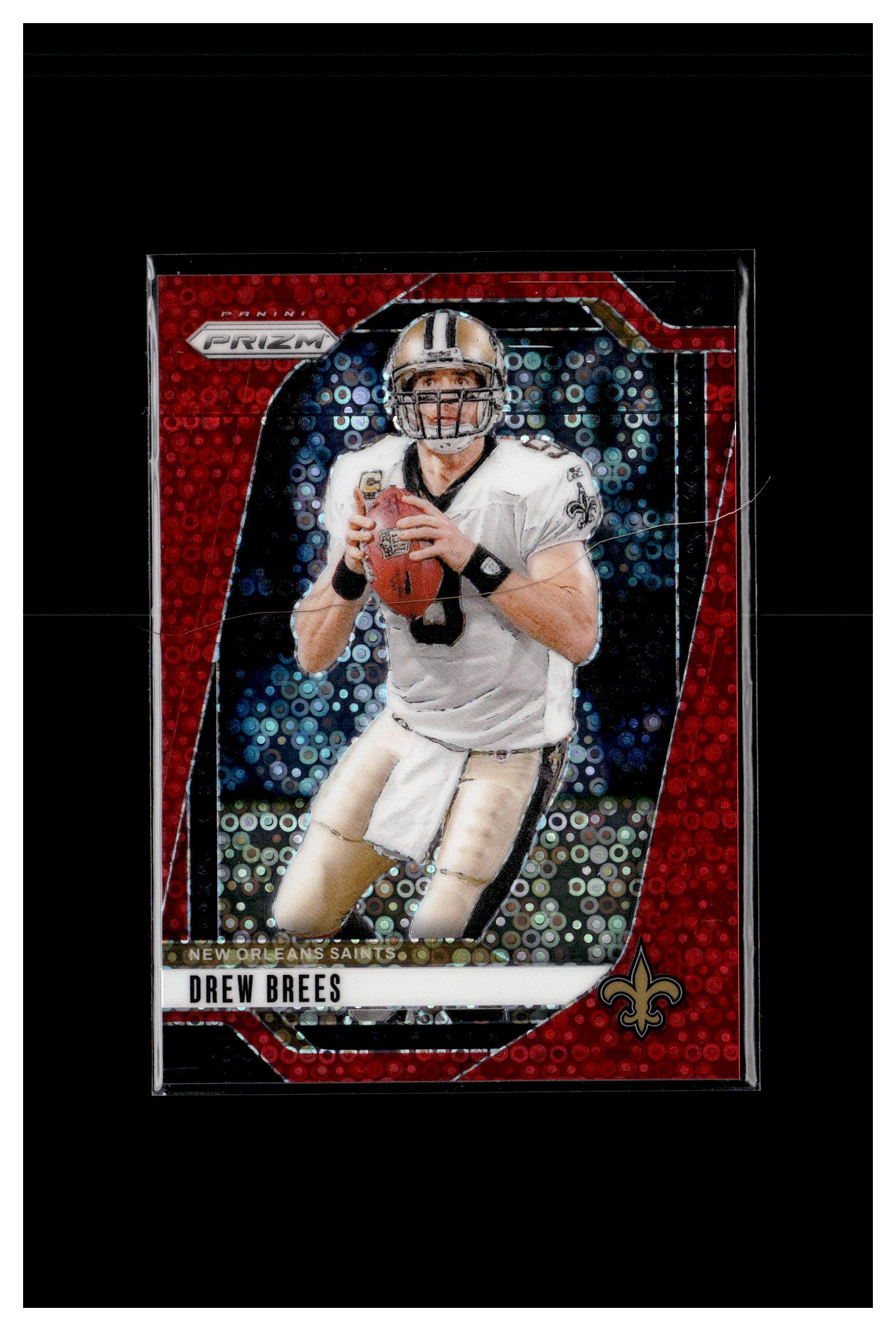 2024 Panini Prizm #209 Drew Brees No Huddle Red #/75